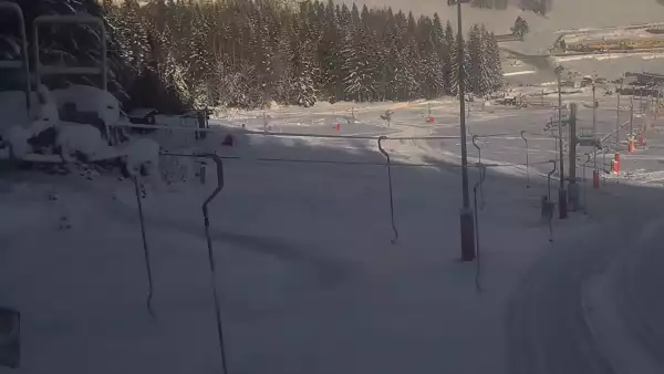 Nartostrada w Czarnej Górze Resort w Sudetach - widok na żywo