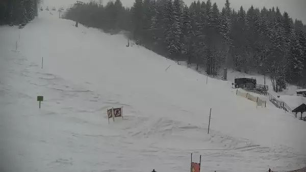 Kamera na żywo na stok Czarny- Groń w Rzykach.