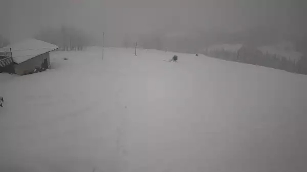 Widok na stację narciarską Czerwienne SKI na Podhalu.