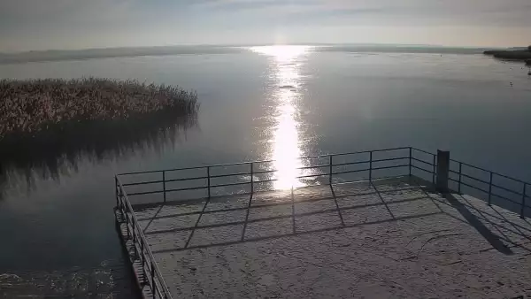 Ujęcie z kamery na promenadę w Dąbkach