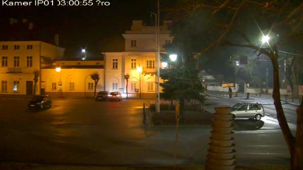 Widok na stary rynek w Gąbinie