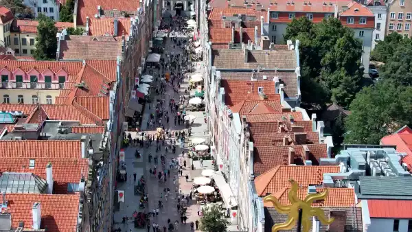 Gdańsk - widok na Długi Targ NOWOŚĆ