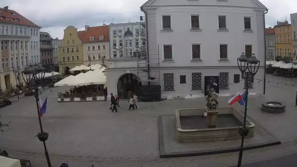 Ujęcie na przepiękne miasteczko - Gliwice.