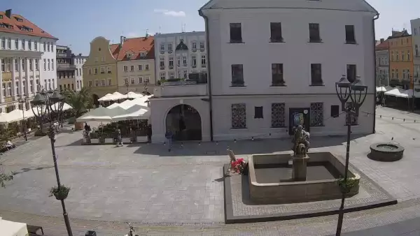 Ujęcie na przepiękne miasteczko - Gliwice.
