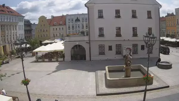 Ujęcie na przepiękne miasteczko - Gliwice.