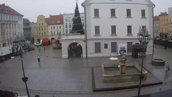 Ujęcie na przepiękne miasteczko - Gliwice.