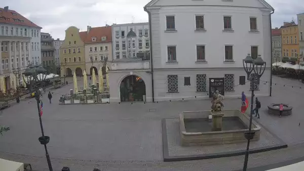 Ujęcie na przepiękne miasteczko - Gliwice.