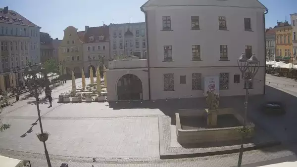 Ujęcie na przepiękne miasteczko - Gliwice.