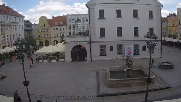 Ujęcie na przepiękne miasteczko - Gliwice.