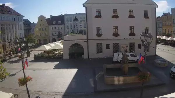 Ujęcie na przepiękne miasteczko - Gliwice.