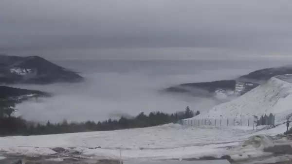 Góra Żar - widok ze szczytu Beskidu Małego