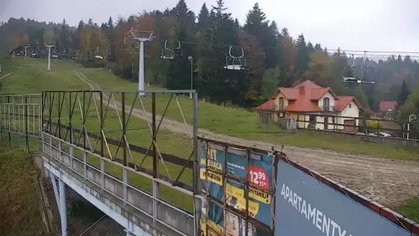 Obraz z kamery na stoku w ośrodku narciarskim Henryk SKI