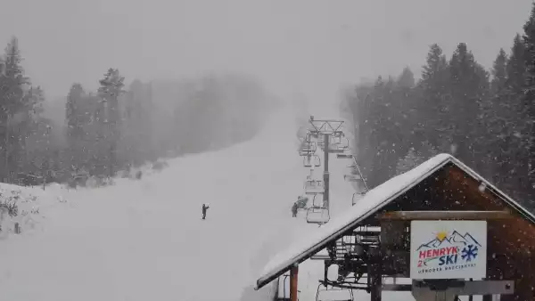Henryk Ski - widok na kolej NOWOŚĆ