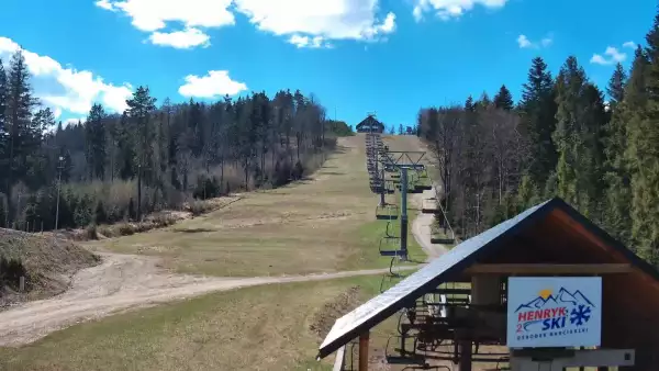 Henryk Ski - widok na kolej NOWOŚĆ