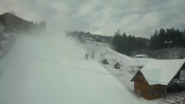 Widok z Kamery na stok w centrum Krynicy - NOWOŚĆ