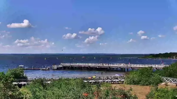 Jastarnia - widok z kamery na Zatokę Pucką