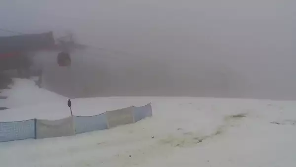 Kamera z widokiem na trasy nr 1 na Jaworzynie Krynickiej.