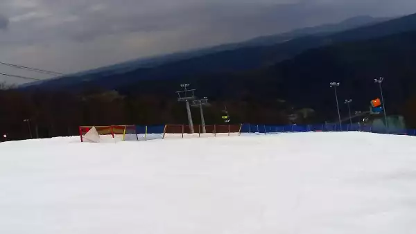 Kamera z widokiem na trasy nr 1 na Jaworzynie Krynickiej.