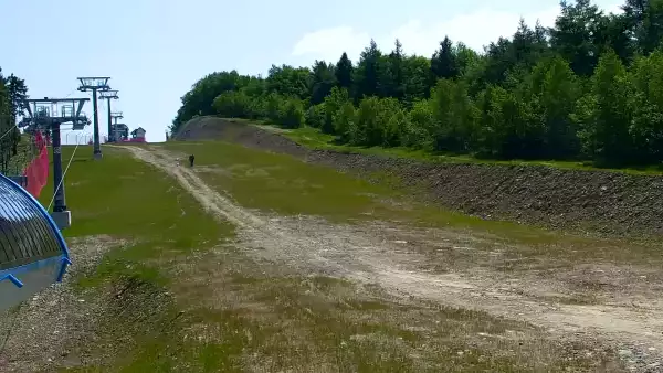 Jaworzyna Krynicka - widok na rodzinną trasę nr 7 NOWOŚĆ
