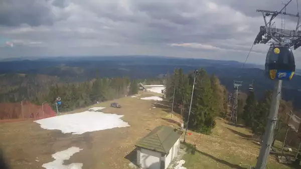 Obraz na żywo z Jaworzyny Krynickiej.