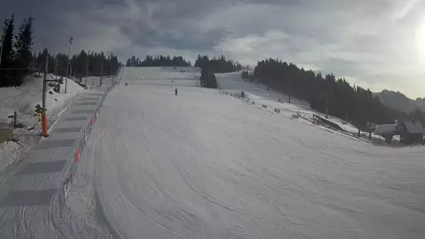 Zdjęcie z kamery na stację Jurgów ski Hawrań