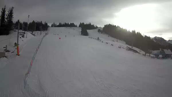 Zdjęcie z kamery na stację Jurgów ski Hawrań
