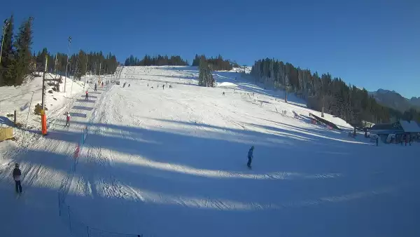 Zdjęcie z kamery na stację Jurgów ski Hawrań