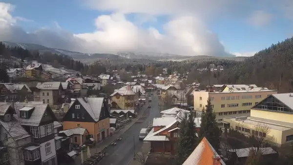 Karpacz - widok panoramiczny na deptak