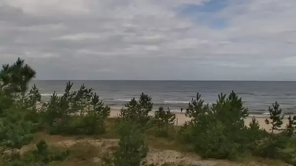 Obraz na żywo z plaży w Karwi