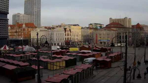 Widok na Rynek w Katowicach