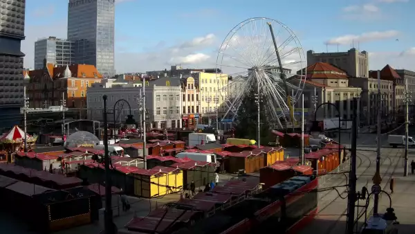 Widok na Rynek w Katowicach