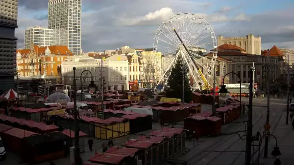 Widok na Rynek w Katowicach