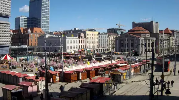 Widok na Rynek w Katowicach