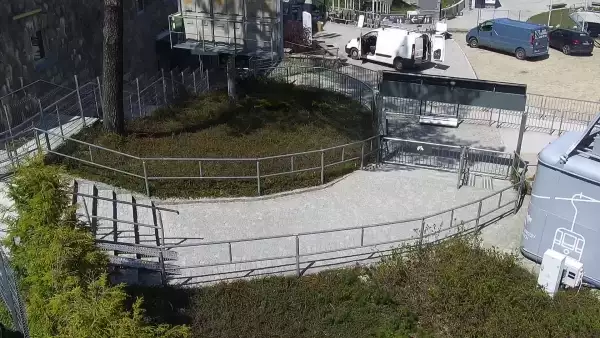 Kuźnice kamera online na kolejkę na Kasprowy Wierch.