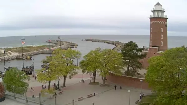 Widok na latarnię morską w Kołobrzegu - NOWOŚĆ