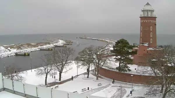 Widok na latarnię morską w Kołobrzegu - NOWOŚĆ