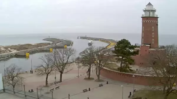 Widok na latarnię morską w Kołobrzegu - NOWOŚĆ
