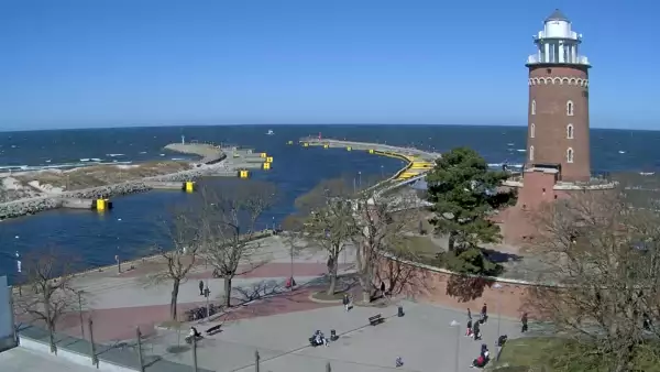 Widok na latarnię morską w Kołobrzegu - NOWOŚĆ