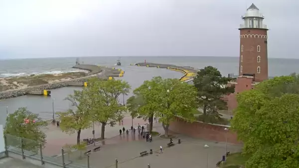 Widok na latarnię morską w Kołobrzegu - NOWOŚĆ