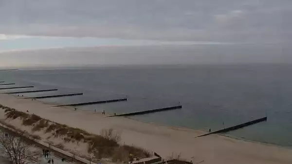 Kamera Kołobrzeg promenada, bulwar, plaża, morze