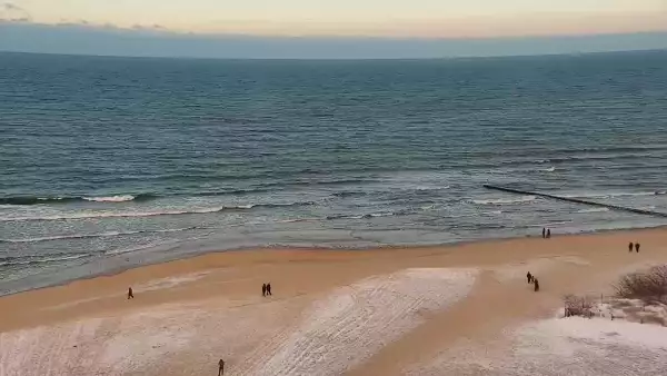 Obraz na żywo na Molo i Plażę w Kołobrzegu