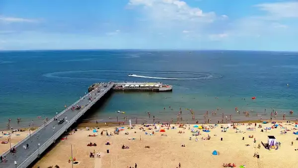 Obraz na żywo na Molo i Plażę w Kołobrzegu
