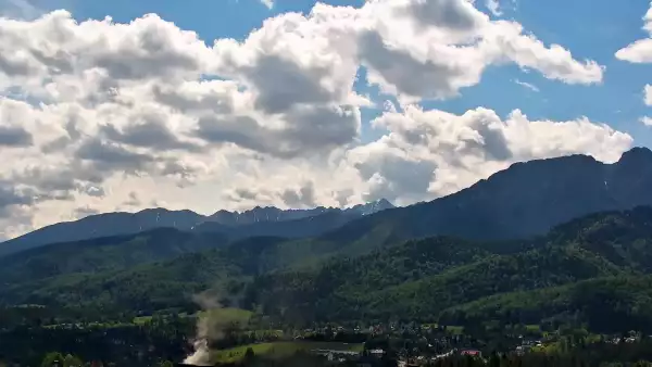 Kościelisko - panoramiczny widok na Tatry NOWOŚĆ