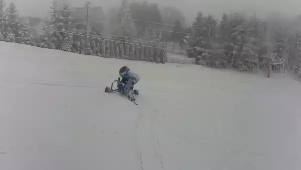 Widok na stację narciarską Kotlinka Szymbark