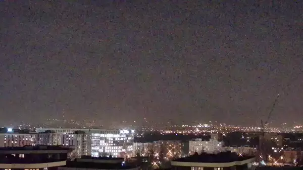 Widok na panoramę Krakowa - kamera obrotowa