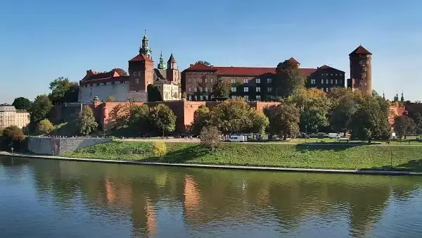 KRAKÓW - widok na Zamek Królewski na Wawelu NOWOŚĆ