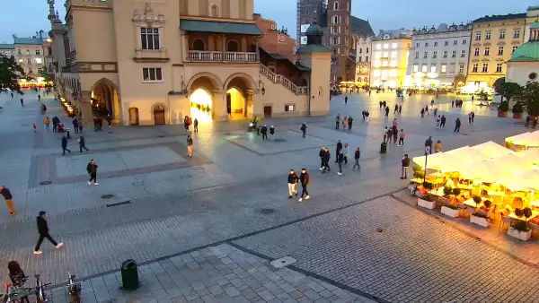 Kraków widok na Rynek Główny online.