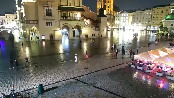 Kraków widok na Rynek Główny online.