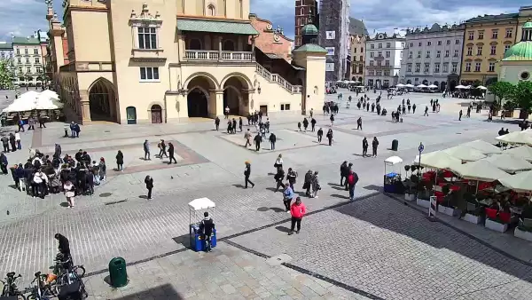 Kraków widok na Rynek Główny online.