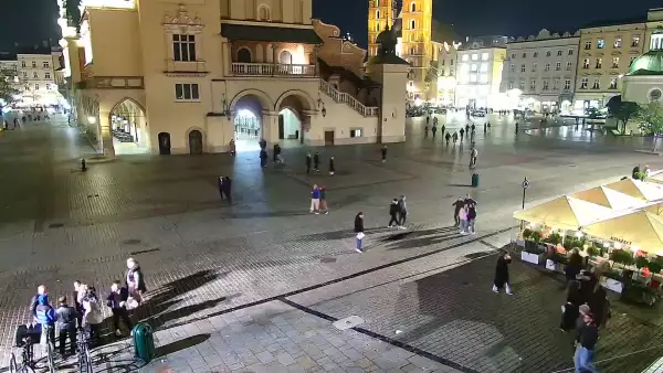 Kraków widok na Rynek Główny online.